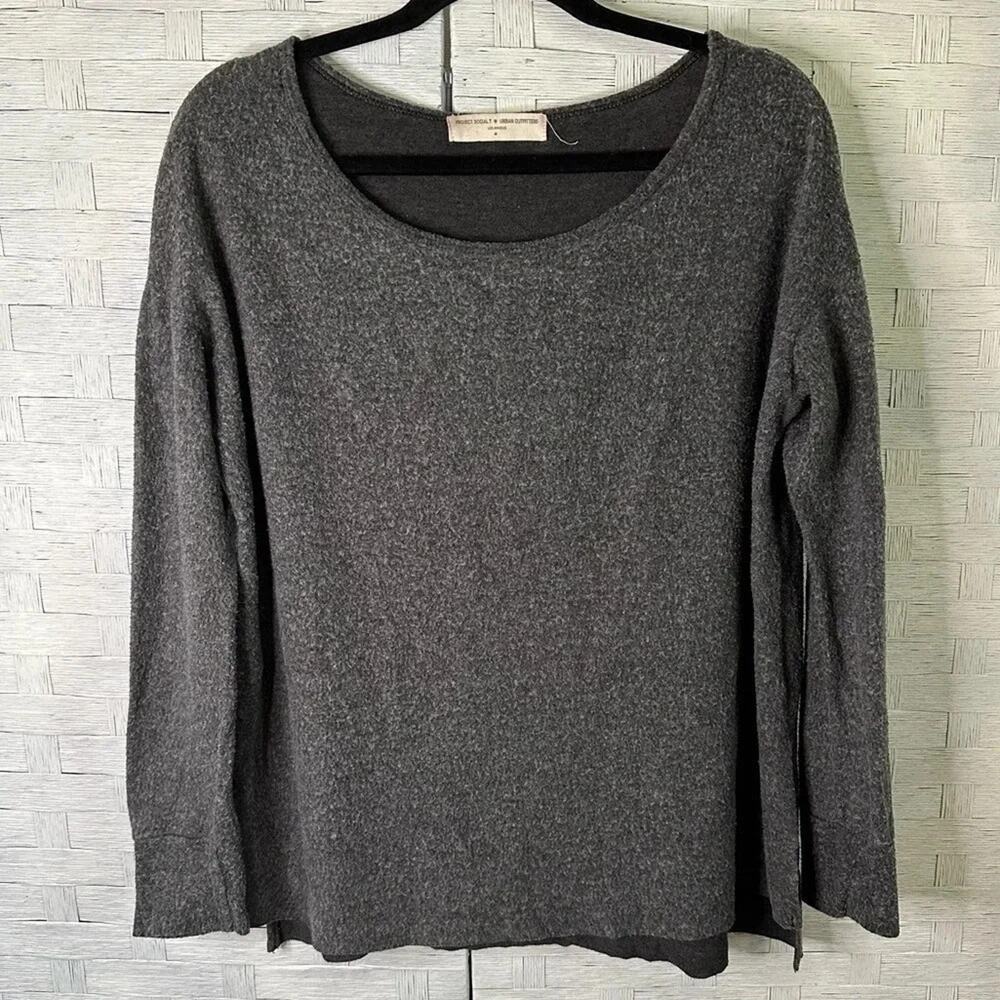 Urban Outfitters x Project Social T Gray Sweatshirt grunge athleisure gorpcor